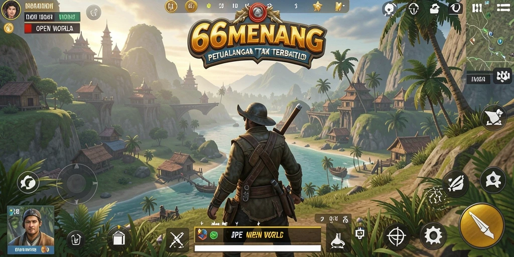 Gameplay <strong>66MENANG</strong> dalam dunia Open World yang menakjubkan.
