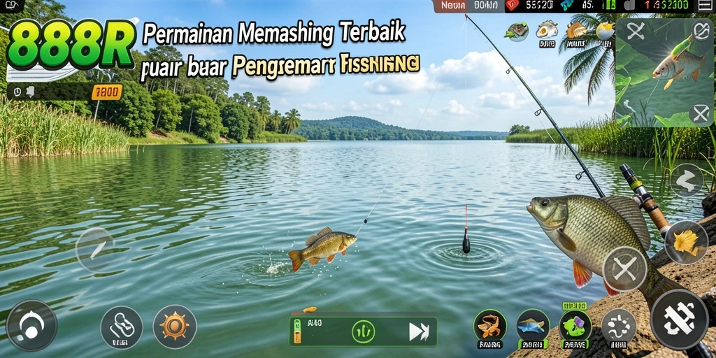 Tangkapan ikan yang realistis dalam gameplay 888R.