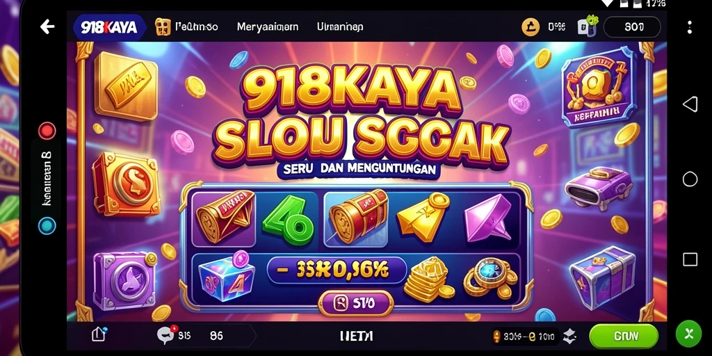 Tampilan menarik dari gameplay slot 918KAYA yang menyenangkan.