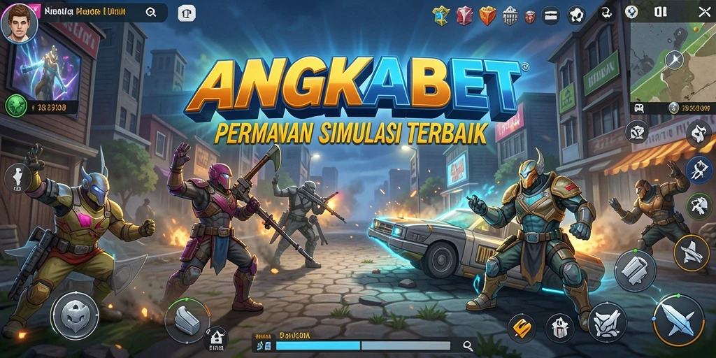 Tampilan gameplay simulasi yang mendalam dalam ANGKABET.