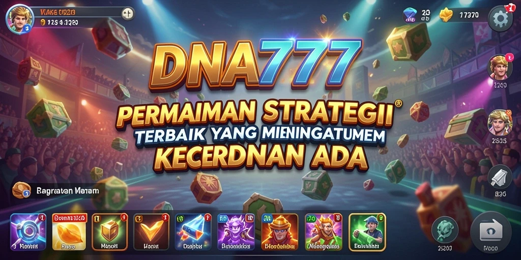 Tampilan gameplay DNA777 yang menarik dan strategis.