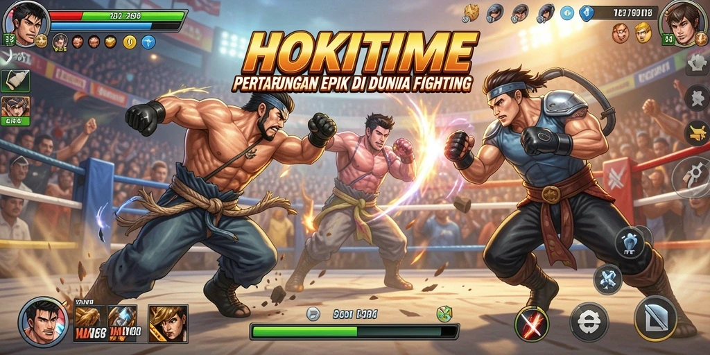 Tampilan menyeramkan saat pertarungan sengit di HOKITIME.