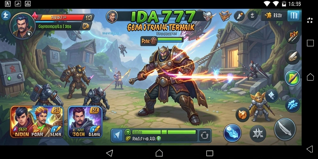 Tampilan gameplay IDA777 yang menarik dan strategis.