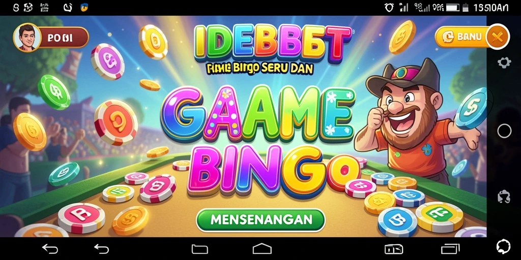 Tampilan gameplay IDEBET dengan suasana seru permainan Bingo.