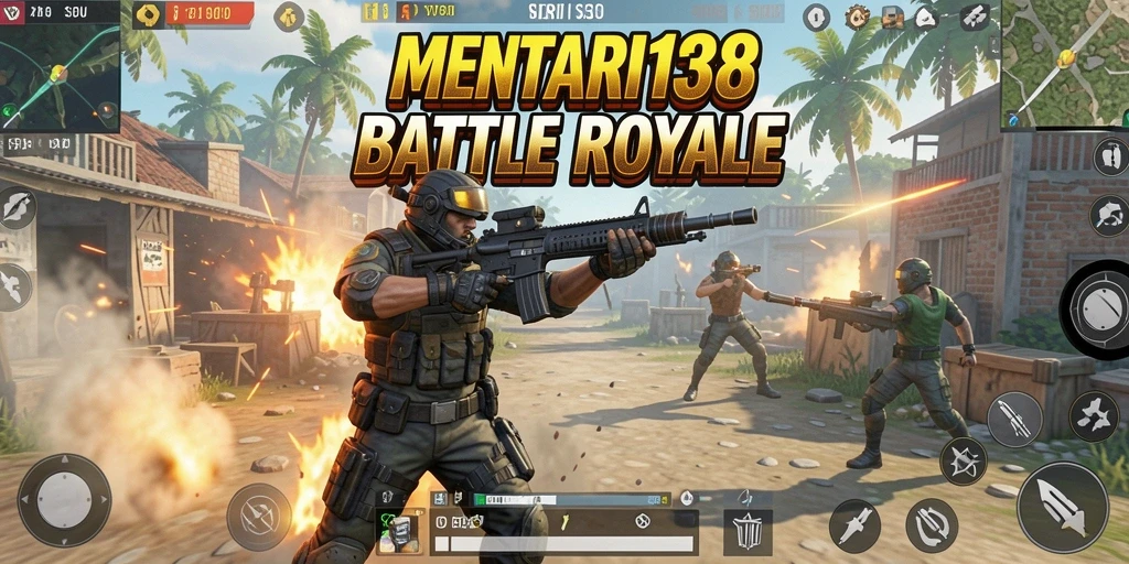 Gameplay seru MENTARI138 dalam aksi Battle Royale.