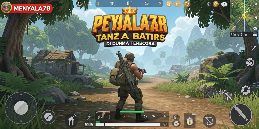 Screenshot MENYALA78 menampilkan momen mendebarkan dalam dunia terbuka.