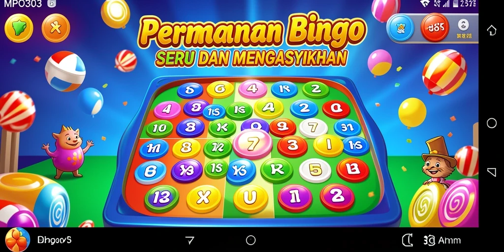 Tampilan gameplay seru dari MPO303 yang menampilkan Bingo.