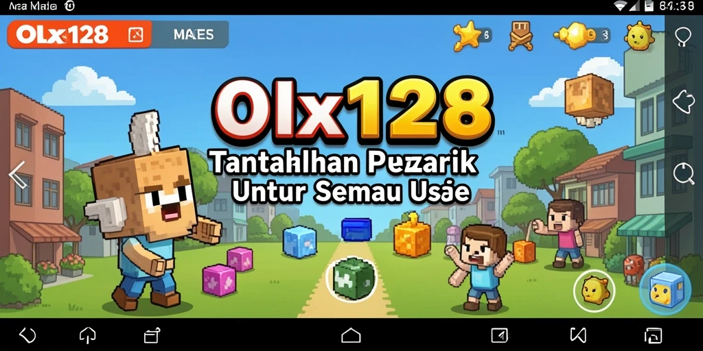 Screenshot gameplay OLX128 menampilkan tantangan puzzle yang menarik.