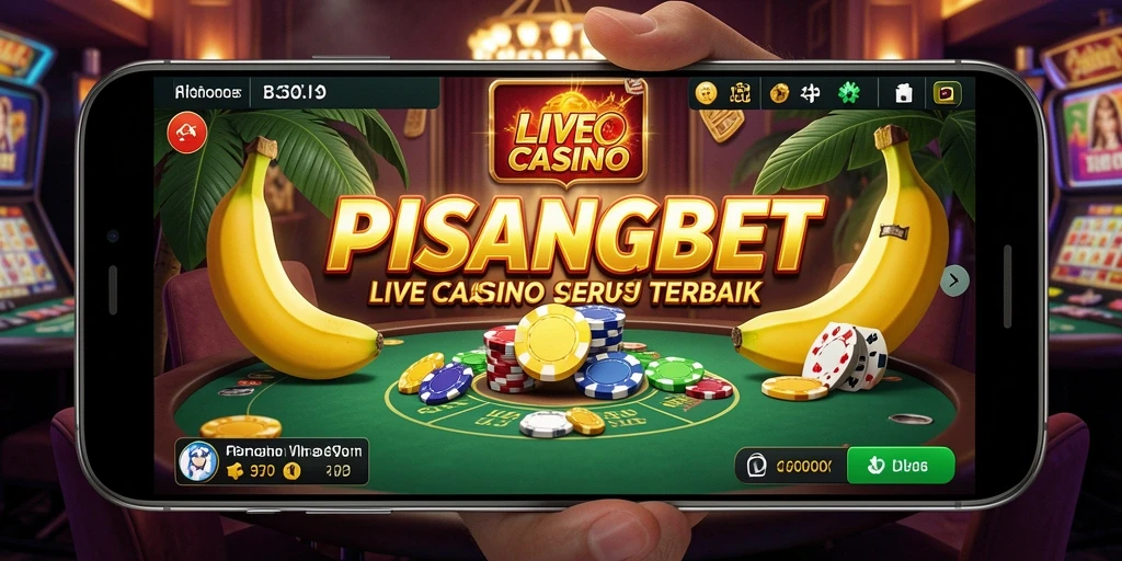 Tampilan menarik gameplay Live Casino di PISANGBET.