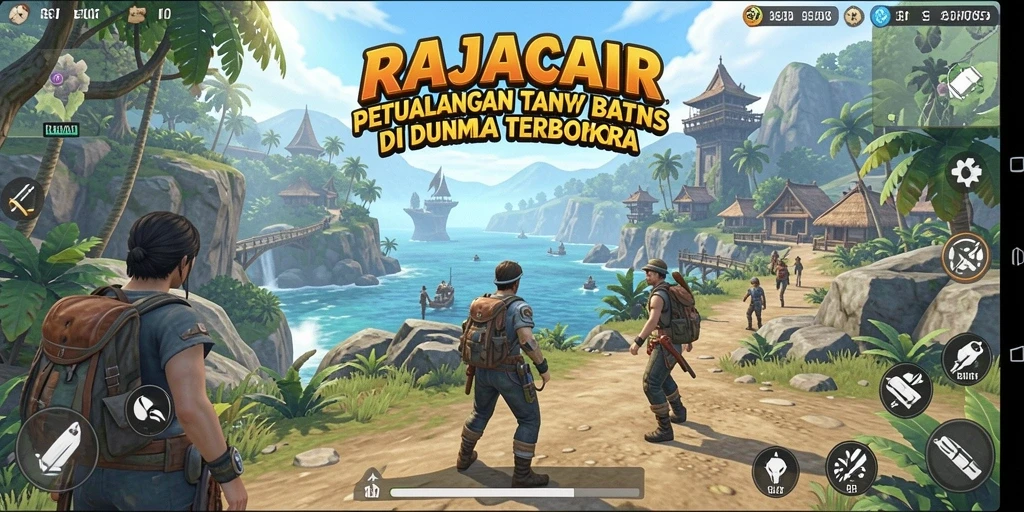 Tampilan menarik dari gameplay RAJACAIR yang penuh eksplorasi.