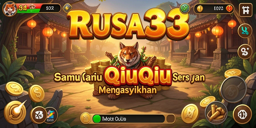 Tampilan gameplay QiuQiu yang seru di RUSA33.
