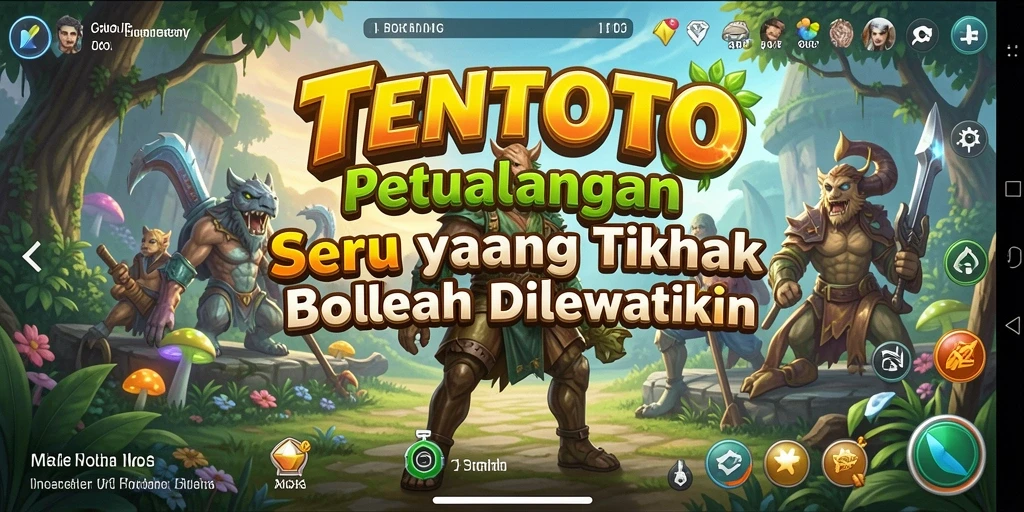Tampilan gameplay seru TENTOTO saat menjelajahi dunia petualangan.